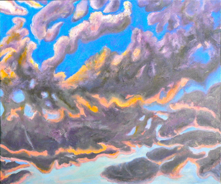 Islands of Sky, 2010, </>Oil on canvas, </>36"h x 35"w